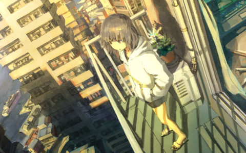 P站美图推荐——阳台特辑