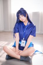 ［COS写真］喜欢爱理吗  - 蔚蓝档案 早濑优香体操服[75P-301M]
