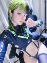 ［COS写真］屿鱼 黑绿 [24P 387M]