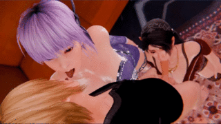 [3D/有CV] ToonE 7月：Ayane x Momiji 绫音&红叶 性感女忍姐妹花激情双飞