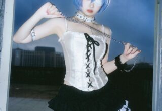 [COS写真]洛桑w伊梓  雨后天台[35P-694M]